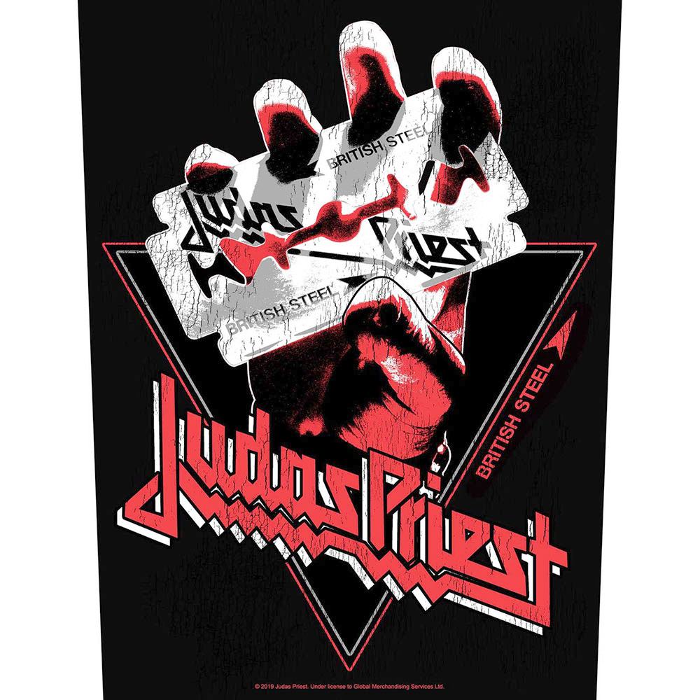 Judas Priest - British Steel Vintage Rugpatch - Zwart